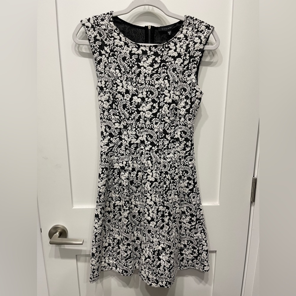 Dynamite Fit & Flare dress with flowery detailing